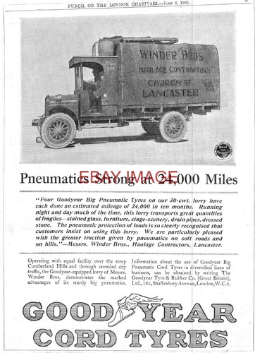 1922 advert for good year - advert,