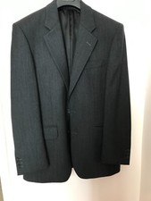 The Label tailoring for men Chest 38, dark grey wool, suit jacket length 30 in.