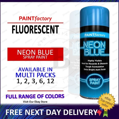 Neon blue spray paint - neon,