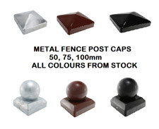 METAL FENCE POST CAPS | Oxide