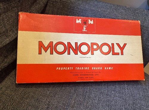 Vintage waddingtons monopoly - vintage,