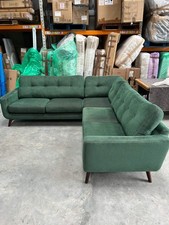 John Lewis Corner Sofa Camden 5+ Seater in Alpine Green