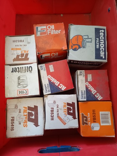 Oil filters new old stock - old,
