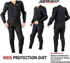 KIDS/CUBS BODY ARMOUR MOTORBIKE MOTORCYCLE MOTOCROSS SPINE GUARD PROTECTION SUIT