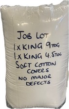 1 X 4.5 TOG  & 9 TOG KING SIZE LUXURY SOFT COTTON DUVET HOTEL QUALITY F561/1