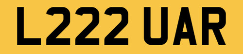 Laura private reg number plate - private,