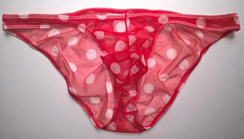 Sexy sheer red polka dot - sexy, see
