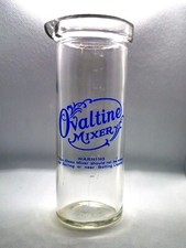 Ovaltine Glass Mixer/Measuring