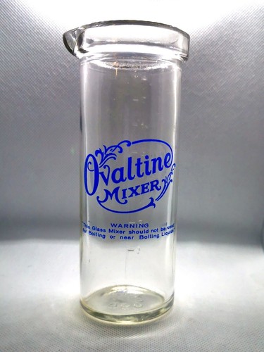 Ovaltine glass mixer measuring - ovaltine, mixer/measuring