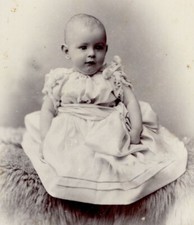 Antique cabinet card