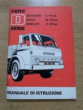 Ford Use & Maintenance D-SERIES TWIN ARTICS TRUCKS owner's manual 