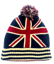Union Jack Thermal Hats Pom