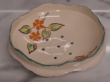 VINTAGE CROWN DUCAL - DRAINING DISH FOR SALAD/FRUIT - MADE IN ENGLAND