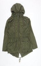 Brave Soul Women Green Parka