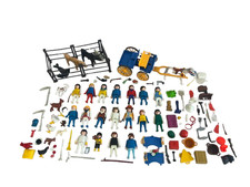 Vintage 1974-1992 Geobra Playmobil Farm Style Bundle with Accessories Charity