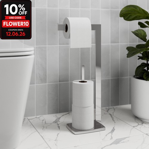 Freestanding toilet roll - toilet,