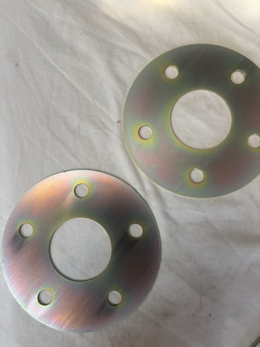 Steel wheel spacers new - wheel, x2
