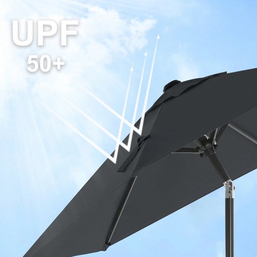 Grey 210cm garden - grey, upf