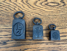 3 X ANTIQUE CAST IRON