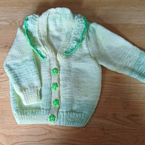 Hand knitted wool - hand,
