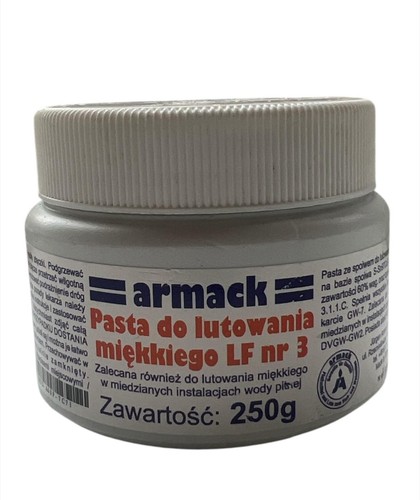 Armack soft soldering paste - soldering, lf