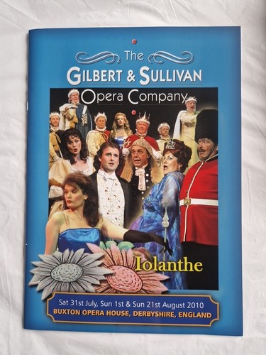 Iolanthe theatre programme - iolanthe,