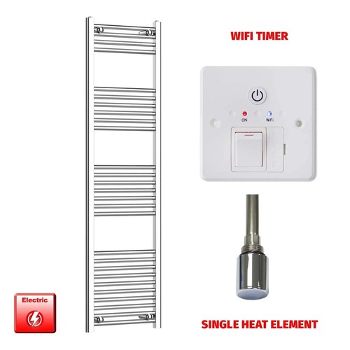 Chrome electric heated towel - chrome,