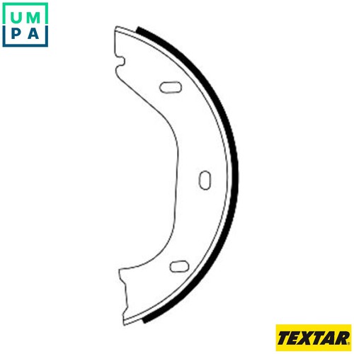 Brake shoe set - brake, parking
