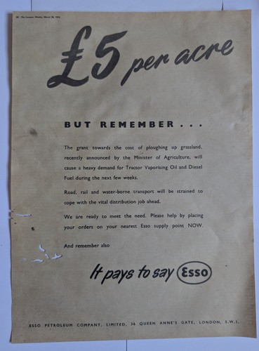 Vintage 1952 esso - 1952, petrol