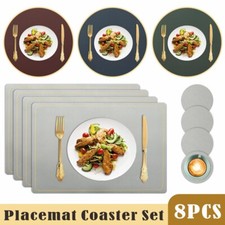 Placemats leather place - placemats,