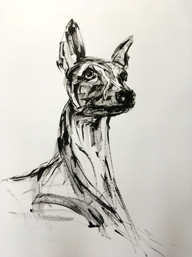 Large original signed ink - signed,