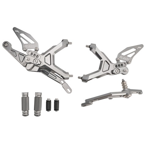 Aluminum grey adjustable rear - aluminum,