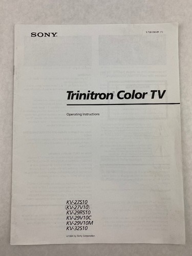 Sony trinitron color - trinitron, tv