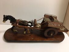A Model Of A Vintage Dog Cart/Pony Cart, Back To Back People & Dog Carrier.