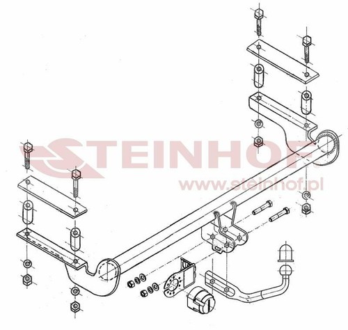 Steinhof towbar for vauxhall - towbar,