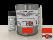 PIRATE RED TOPCOAT FLOCOAT