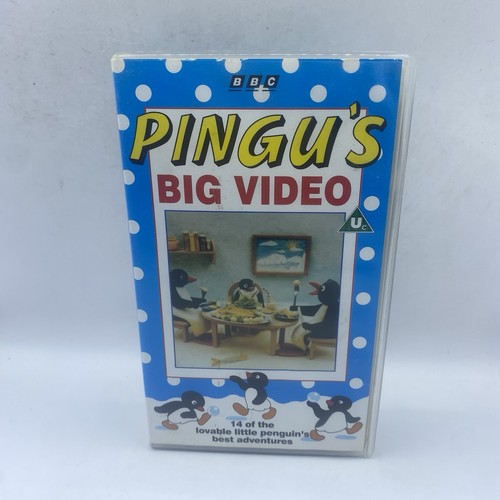 Pingu big video vhs - video, tape