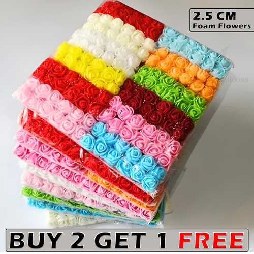 144pcs artificial flowers mini - 144pcs,