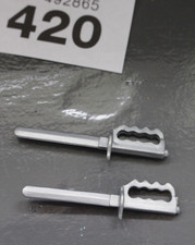 Vintage Action Man Survival Kit Australian US Marine Para knuckle knife pair