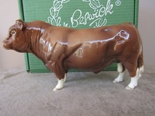 Beswick LIMOUSIN BULL ( Special Colourway For BCC ) issued 1998 Perfect + Box