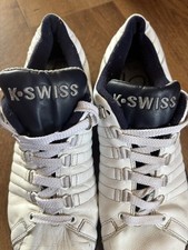 K-Swiss Men’s White Leather