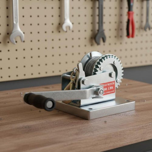 Hand crank winch - crank,