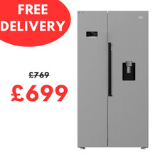 Beko-ASD2442VPS American Fridge Freezer 576L American-Style Fridge Freezer