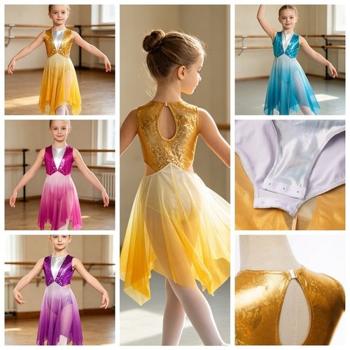 Girls flowing lyrical dance - girls,