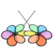 2pcs Outdoor Kids Plaything Windmill Creative Colorful Children Educational Toy