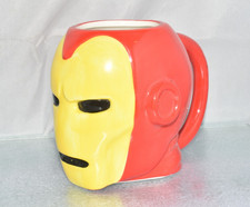 MARVEL IRON MAN MOULDED CERAMIC MUG - NEW & UNUSED