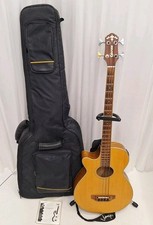 Crafter BA400  Electro-Acoustic Bass Guitar Left Handed + Carrying Case - EX+