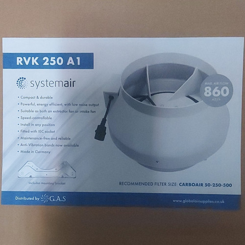 Systemair rvk 250 inline - rvk, a1
