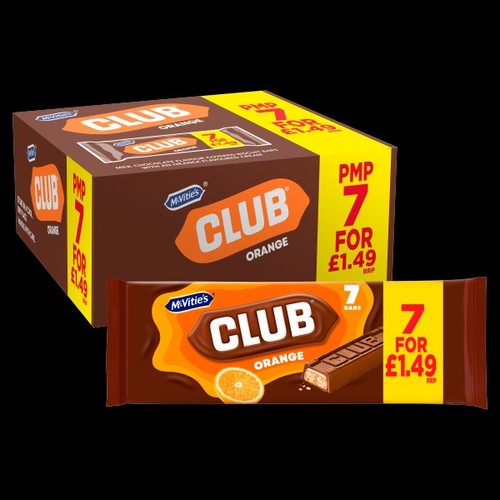 Mcvitie club orange - x,
