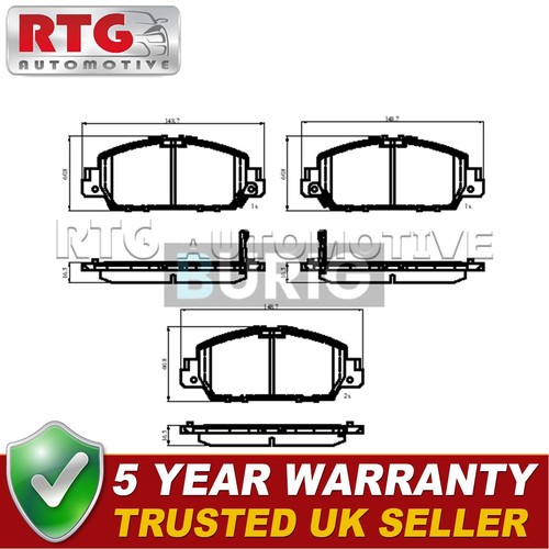 Rtg front brake pads set - rtg,